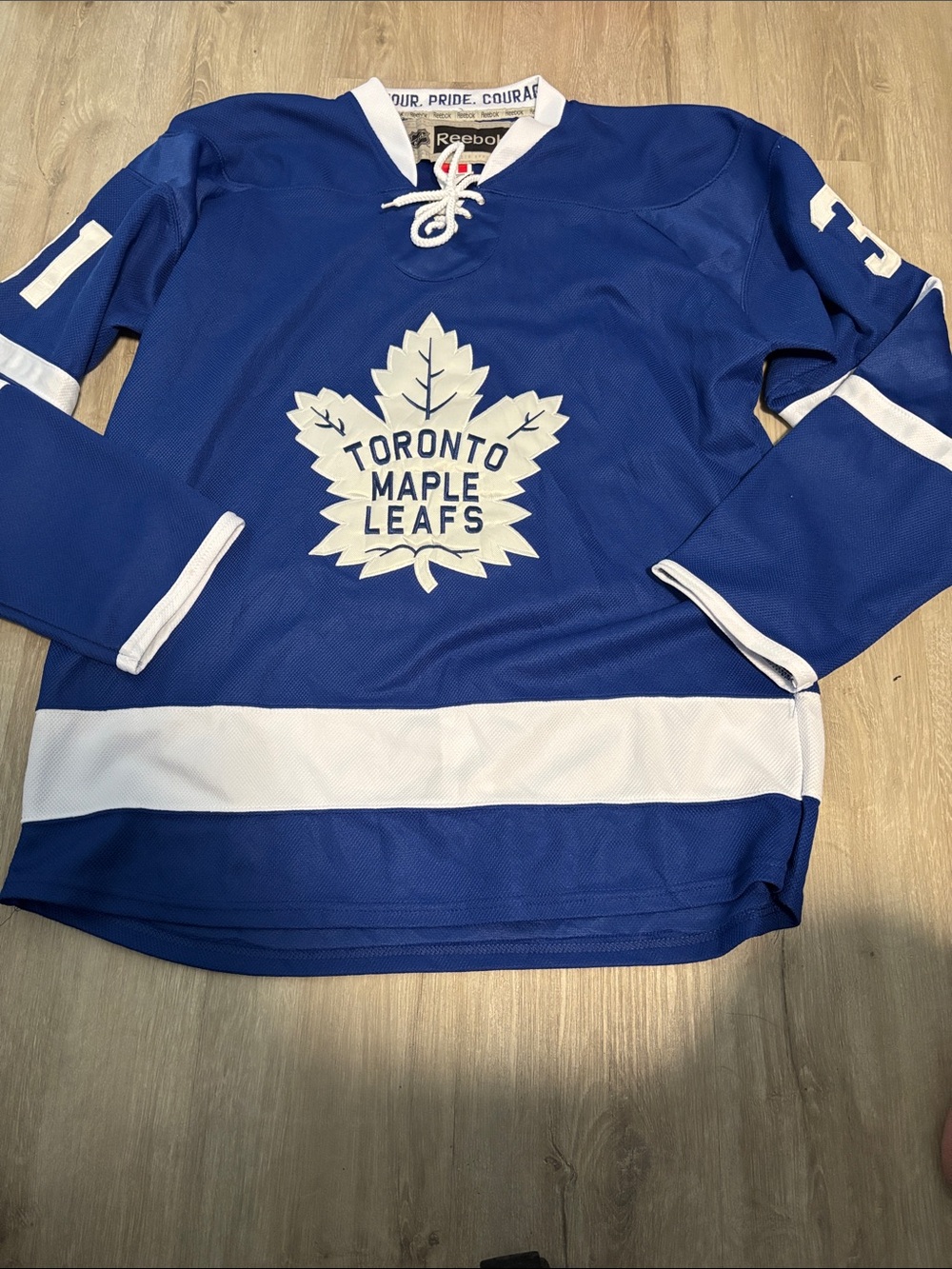 Reebok Blue and White Toronto Maple Leafs‎ Hockey Jersey